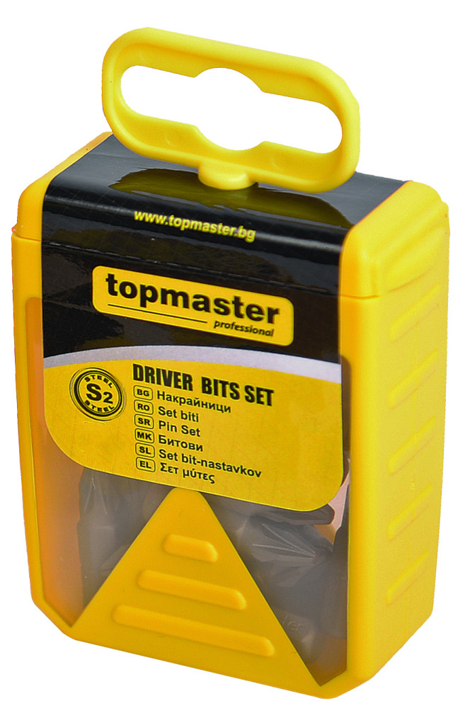 Top Master Pro Biti surubelnita 10 buc/cutie PH2 x 50mm S2 HRC 59-60 TMP