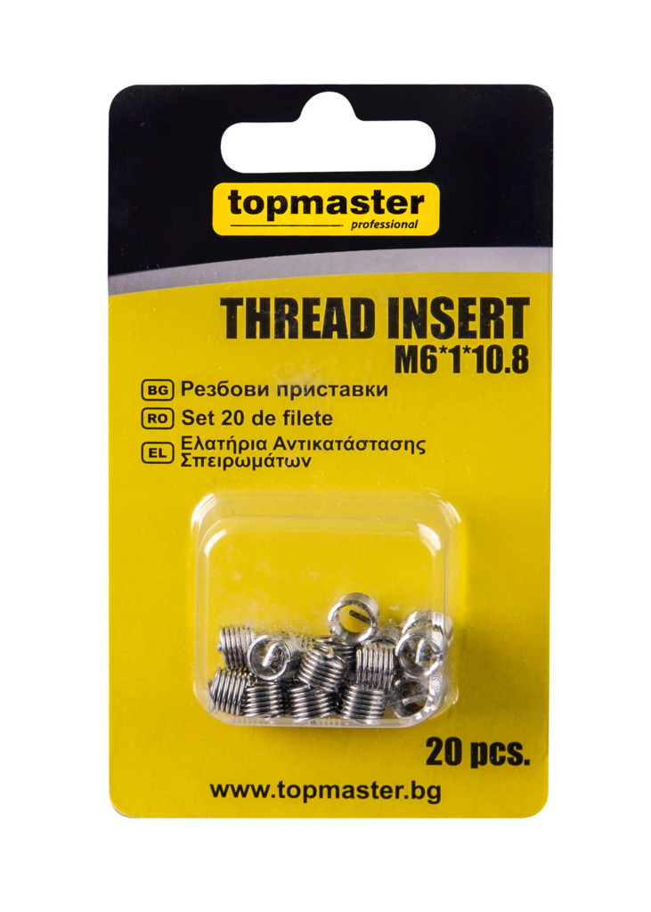 Top Master Pro Set 20 de filete M6*1*10.8,TMP