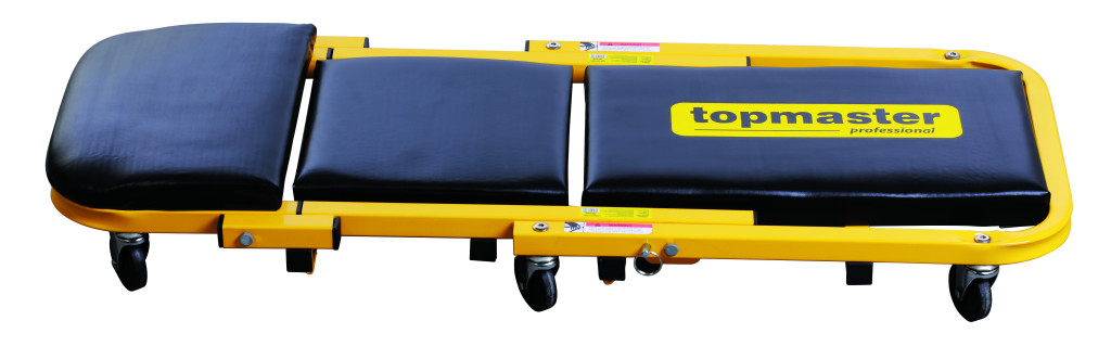 Top Master Pro Pat/scaun mobil pe roti pentru lucrari de mecanica auto TMP