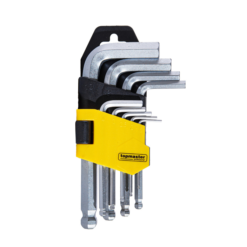 Top Master Pro Chei imbus cu bila 1.5-10mm set 9pcs CR-V TMP