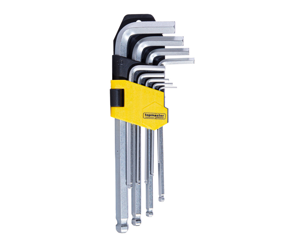 Top Master Pro Chei imbus cu bila 1.5-10mm lungi set 9pcs CR-V TMP