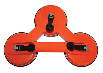 Basic Ventuza tripla carcasa plastic - 12 cm