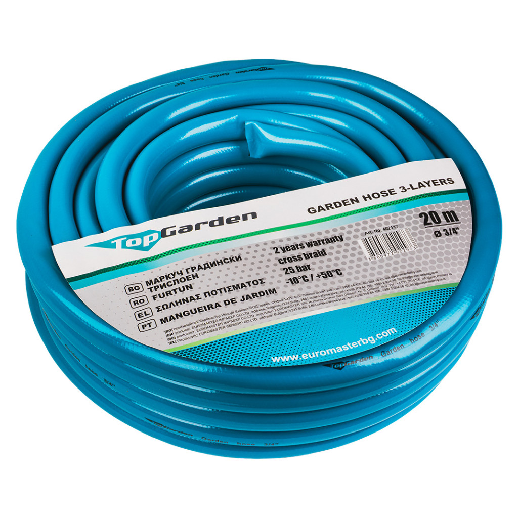 tambur furtun gradina 50 m 3/4 Furtun de gradina 3 straturi 3/4" 20m TG