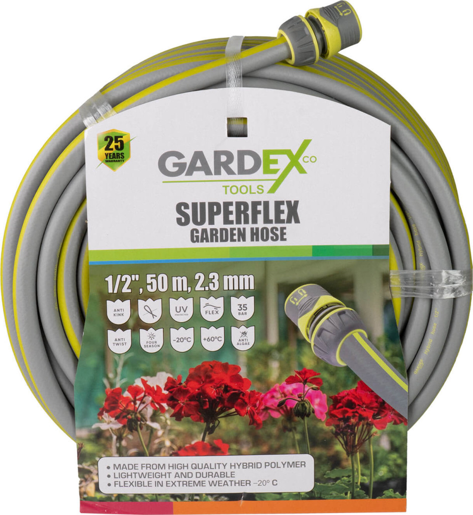 Garden Hoses Furtun de gradina SUPERFLEX 1/2", 50m, 2.3mm GX