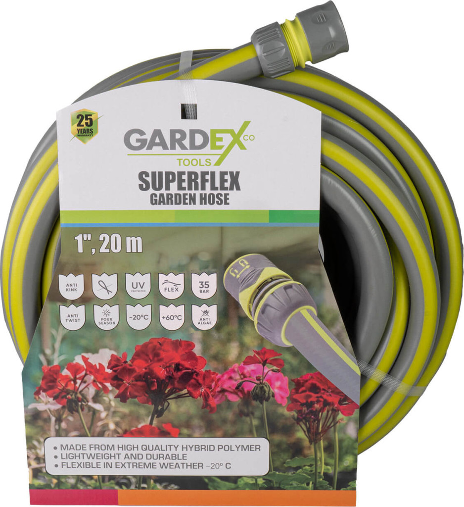 Garden Hoses Furtun de gradina SUPERFLEX 1", 20m GX