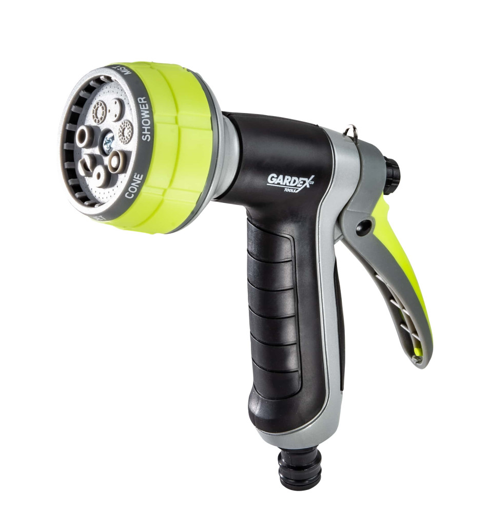 Garden Hose Spray Nozzles Pistol metalic pentru stropit cu 7 functii STRONG GX