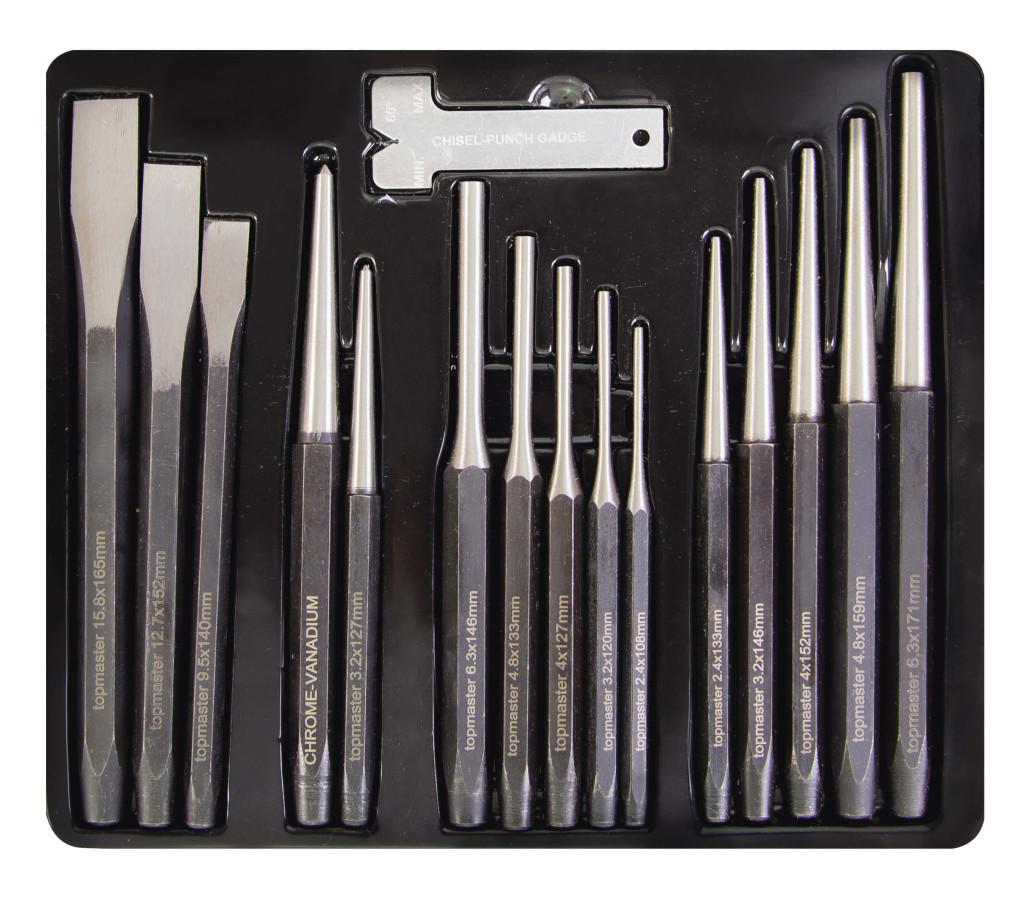 Top Master Pro Dornuri set 15pcs +gauge CR-V TMP