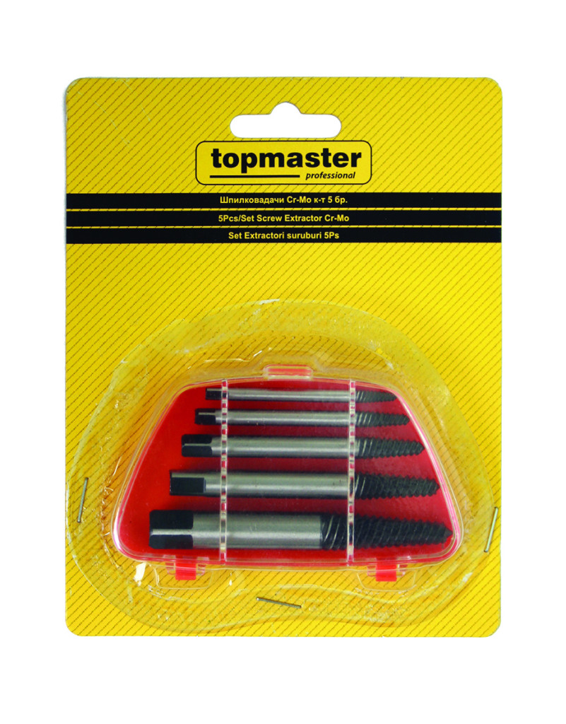 Top Master Pro Extractoare suruburi set 5pcs CR-MO TMP